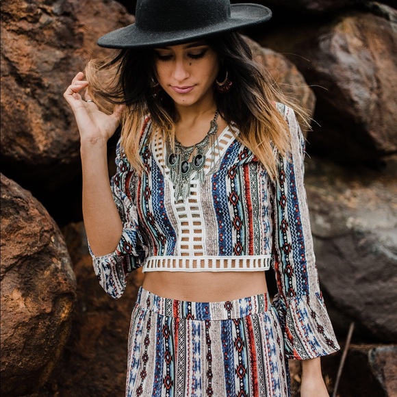 Boho Two Piece Set - Picture 2 of 3